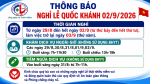 THÔNG BÁO NGHỈ LỄ QUỐC KHÁNH 2/9/2026